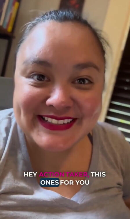 Alicia sharing her story